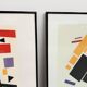 Set de 3 cadres avec lithographies Casimir Malevic