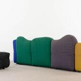 Cannaregio Modular Sofa with Footrest by Gaetano Pesce for Cassina, Italy 1986