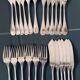 Elegant 24-piece fish service – Marot Bérain pattern in silver-plated metal