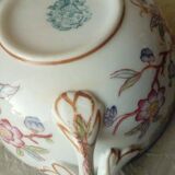 Sarreguemines porcelain tea cup with minton decoration model no. 215 * n3