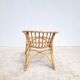Small vintage rattan children's armchair