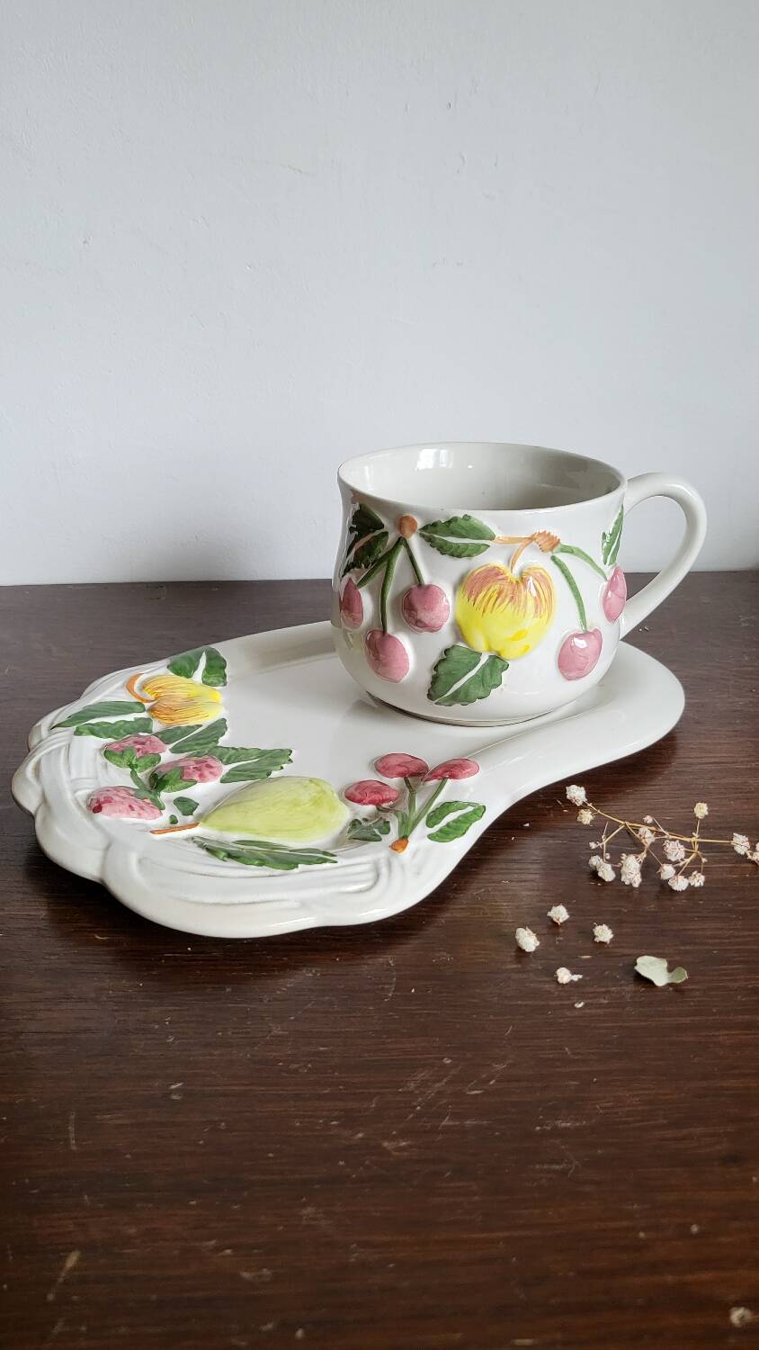 Slush mug and tray set