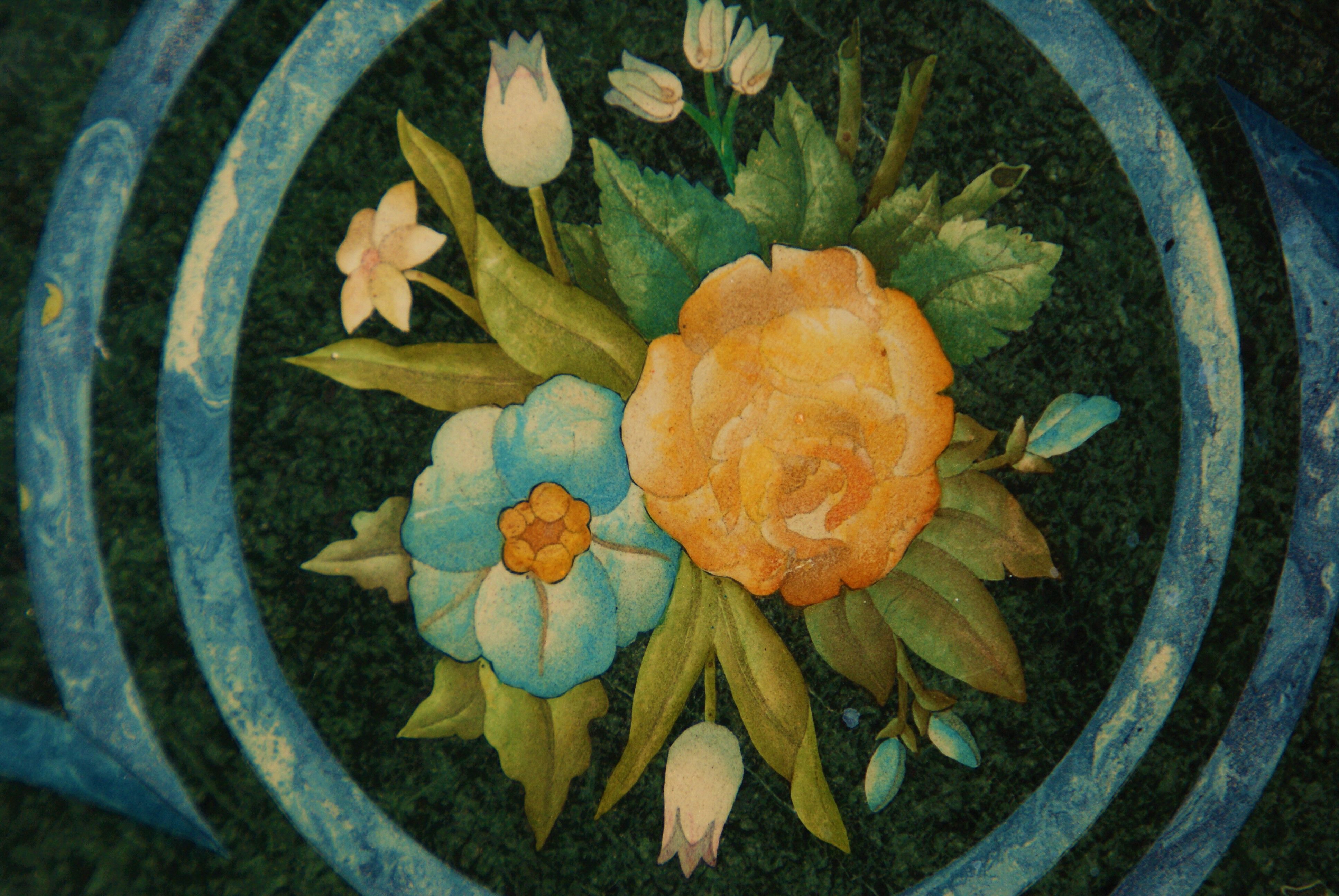 Great Italian table Scagliola