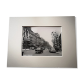 Photograph 18x24cm - Old black and white silver print - Bld Sebastopol - 1950s-60s