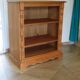 Solid wood bookcase – shabby chic style – adjustable shelves