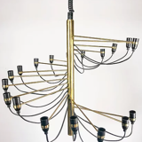 Brass chandelier