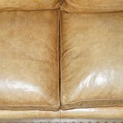 Edwardian Style Leather Two-Seater Sofa with Studs