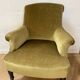 Velvet armchair