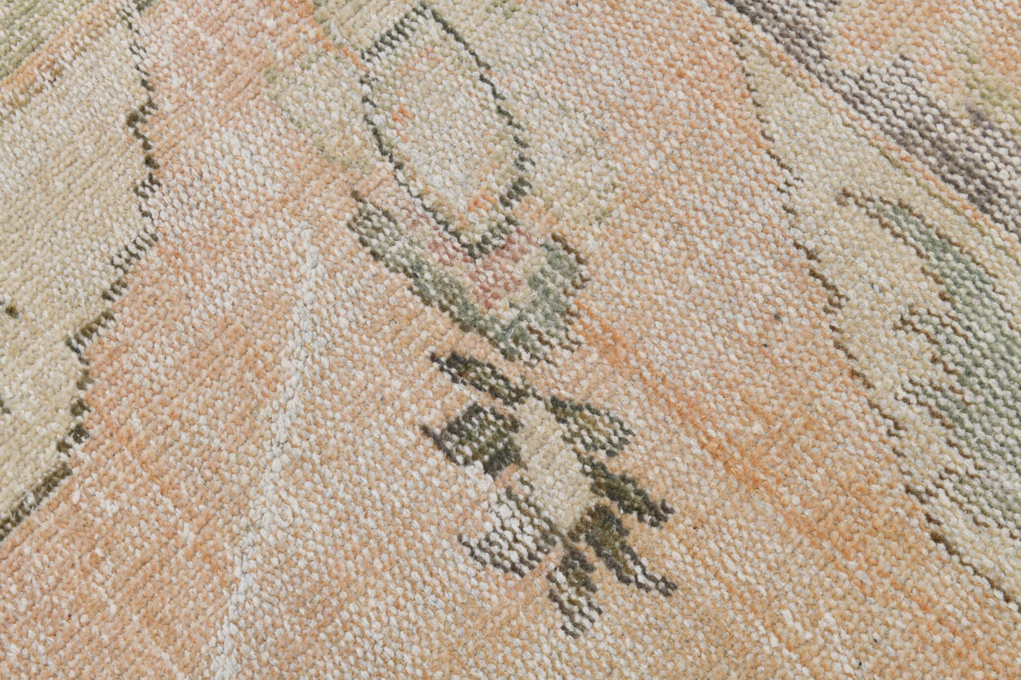 Turkish Vintage Rug, 196x288 Cm