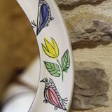 Ceramic mirror by Jean de Lespinasse