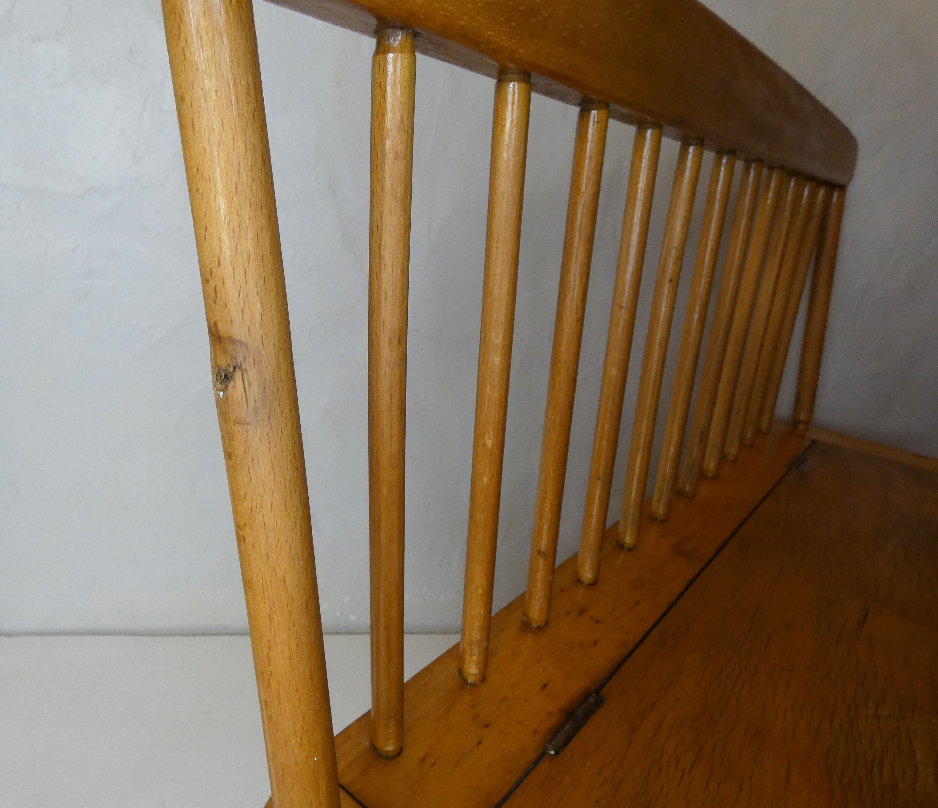 Old wooden bench for children