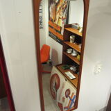 Danish teak mirror, 115 cm X 42 cm