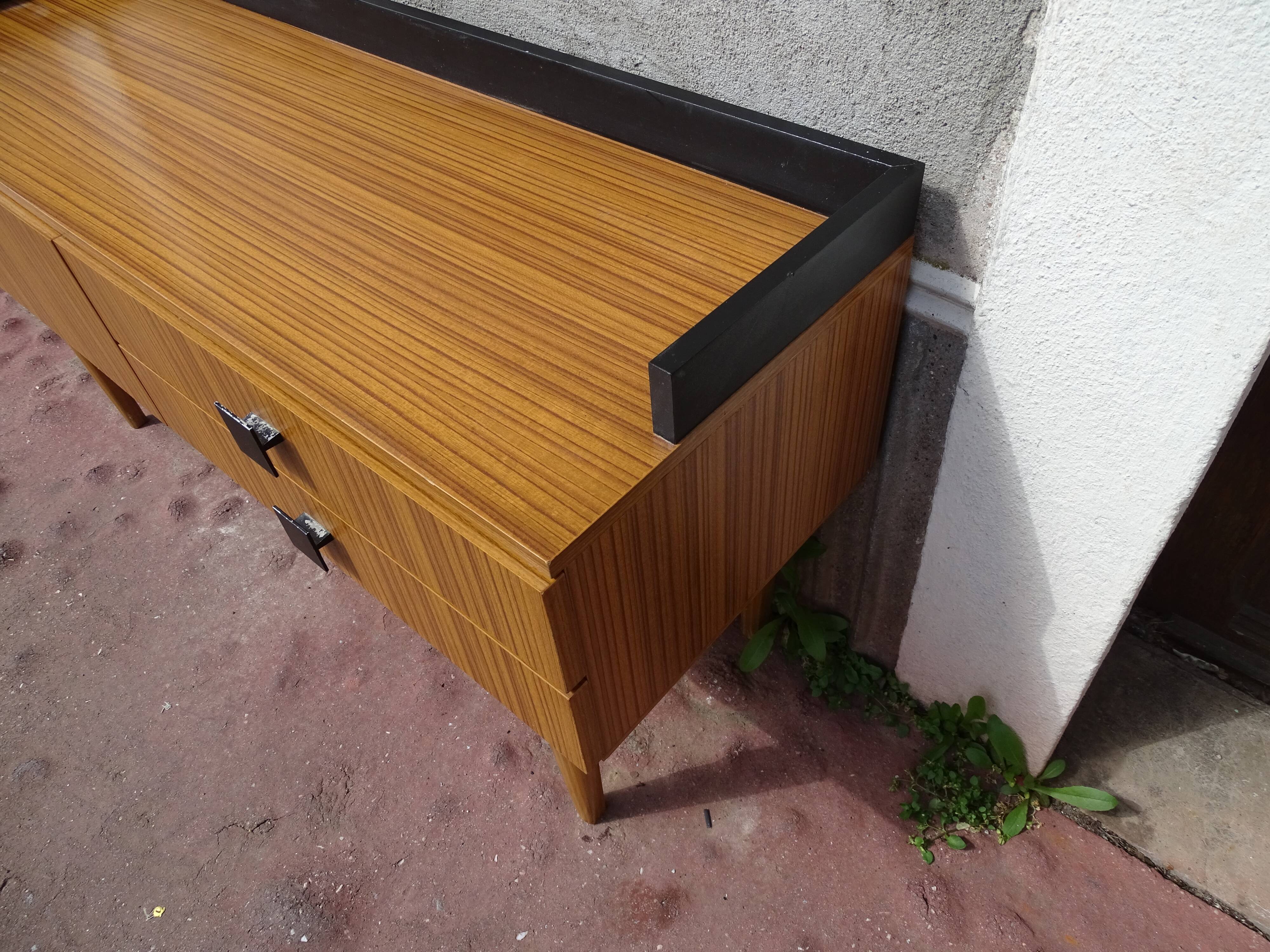 Vintage chest of drawers two drawers 70s