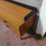 Vintage chest of drawers two drawers 70s