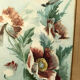 Pair of large watercolors. Bouquets of flowers Late nineteenth, early twentieth Stunt wooden frames and d