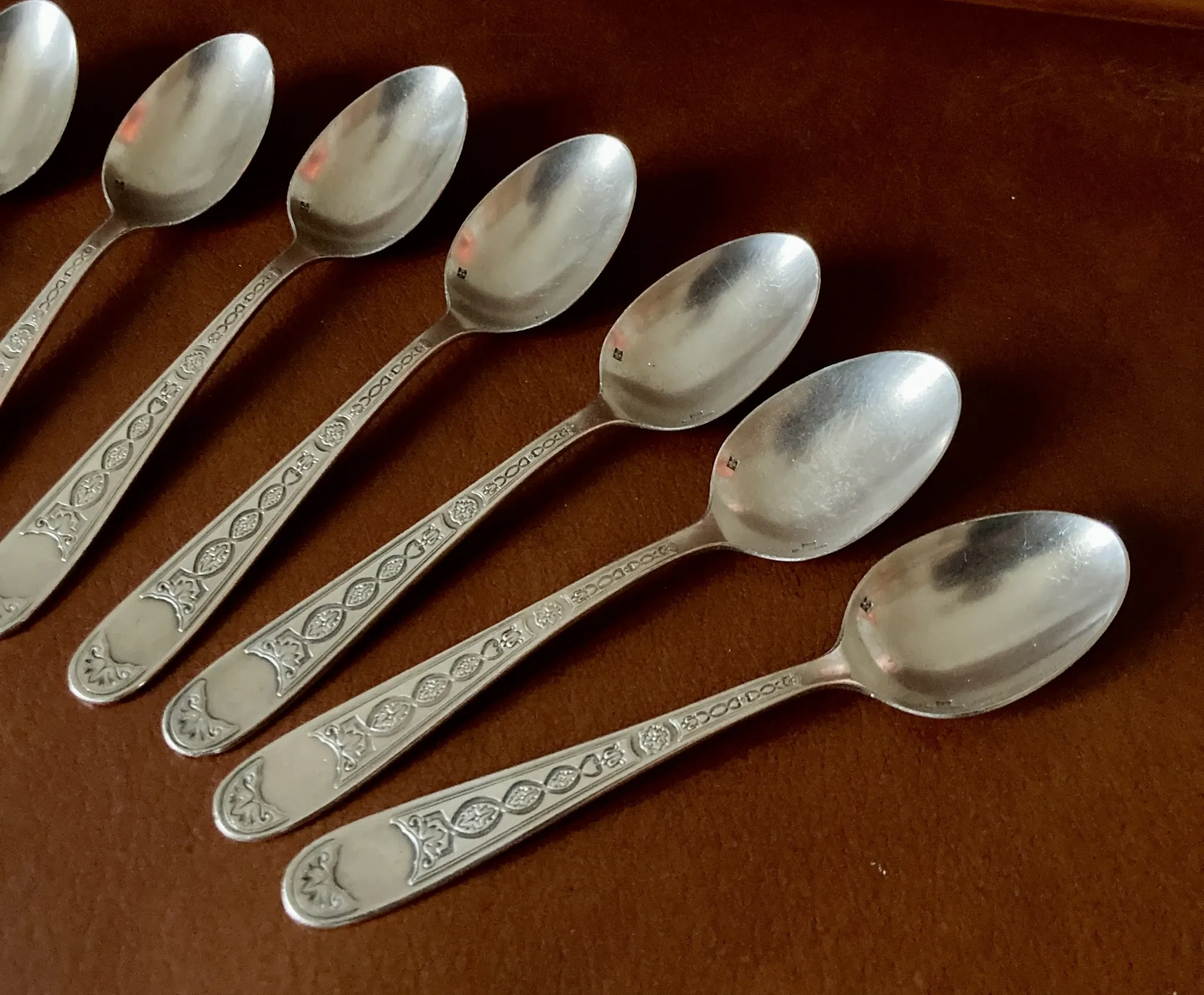 12 small spoons Villeroy Christofle in their case