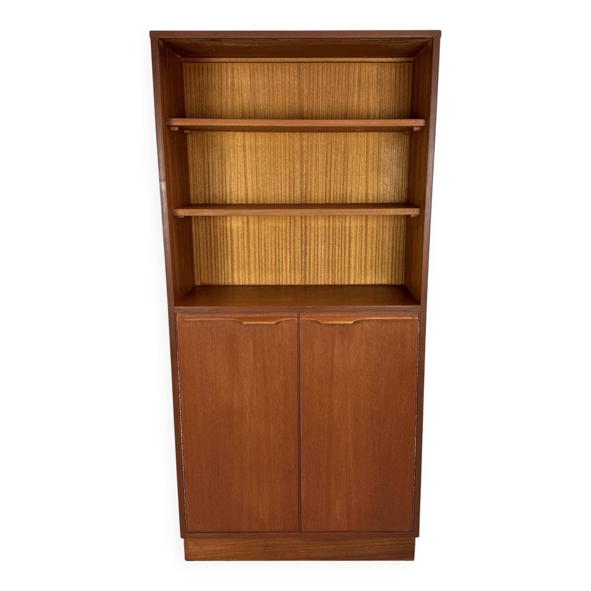 Vintage Danish teak bookcase from the 1960s.