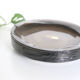 Ensemble de 6 assiettes plates arcoroc, en verre fumé gris, vintage français