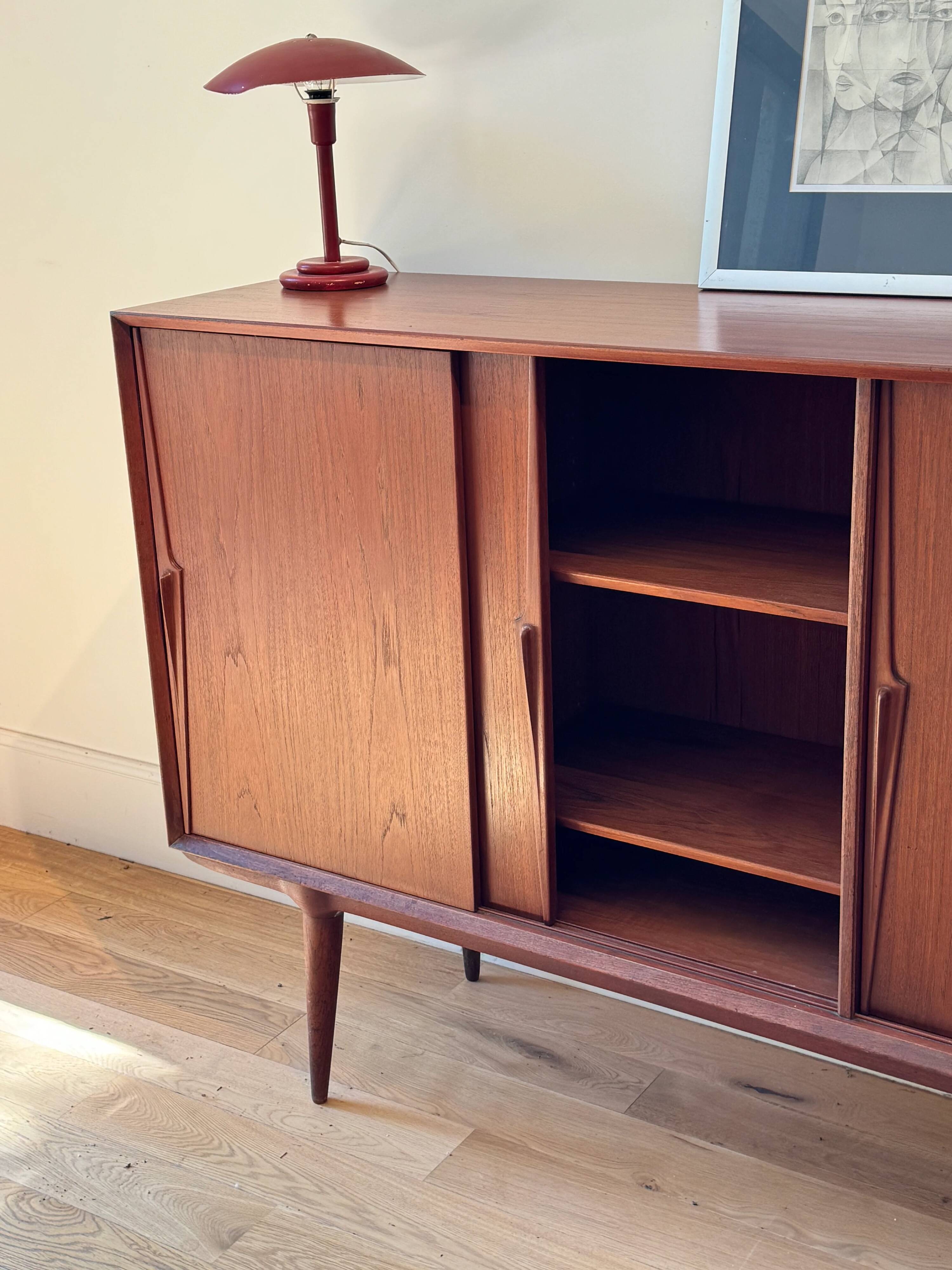 Vintage Scandinavian teak sideboard "Arvid"