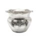 Sugar bowl, Art Nouveau, silver-plated brass, Poland, 1920s