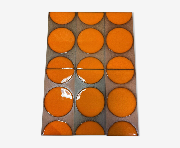 Lot carreaux anciens vintage, années 70