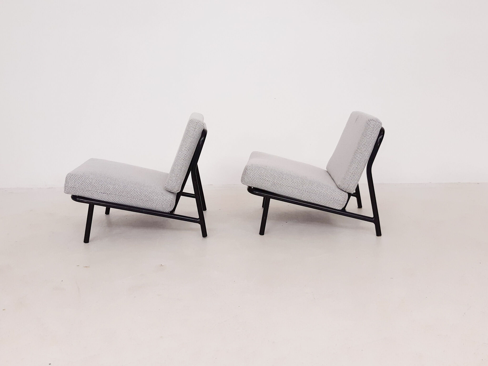 Set of 2 Alf Svensson for DUX model 013 lounge chairs, Sweden 1960's