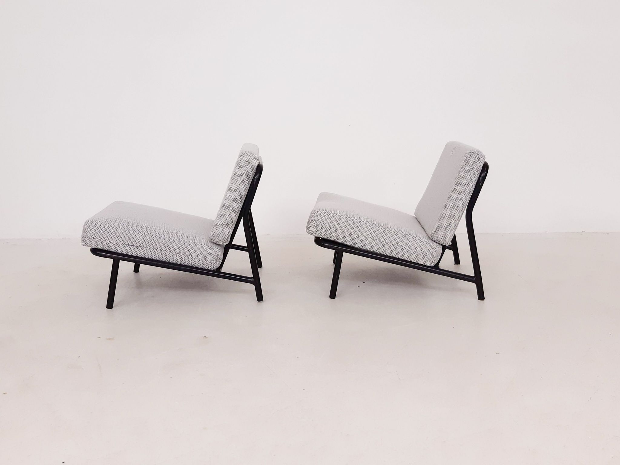 Set of 2 Alf Svensson for DUX model 013 lounge chairs, Sweden 1960's