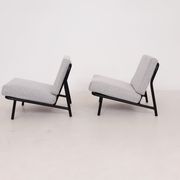 Set of 2 Alf Svensson for DUX model 013 lounge chairs, Sweden 1960's