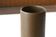 Antonio Lampecco's brown ceramic roll vase, 70s