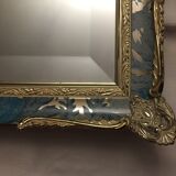 Vintage mirror beveled 60 x 50 cm