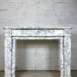 Louis XVI style marble fireplace