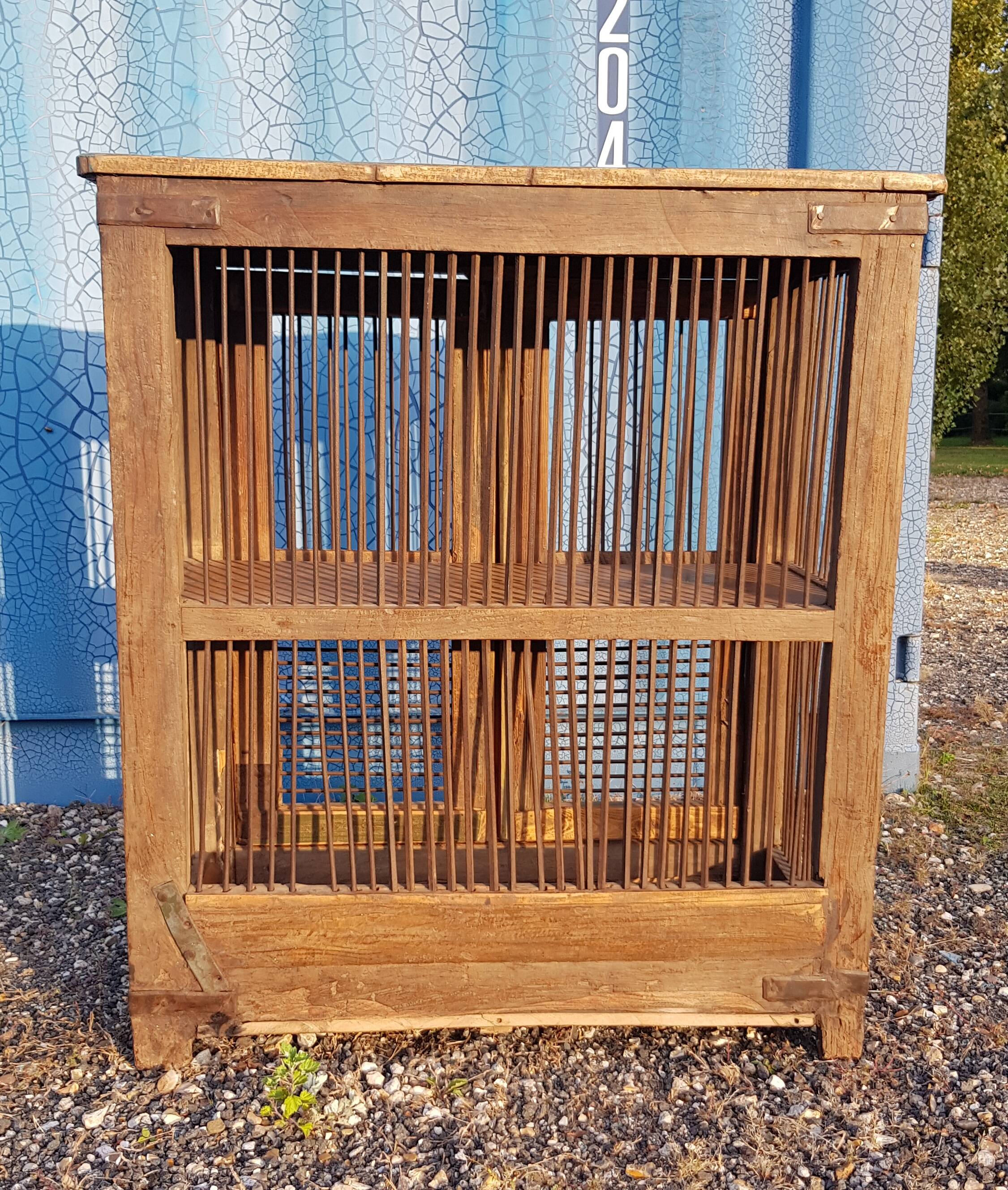 Old teak mesh pantry