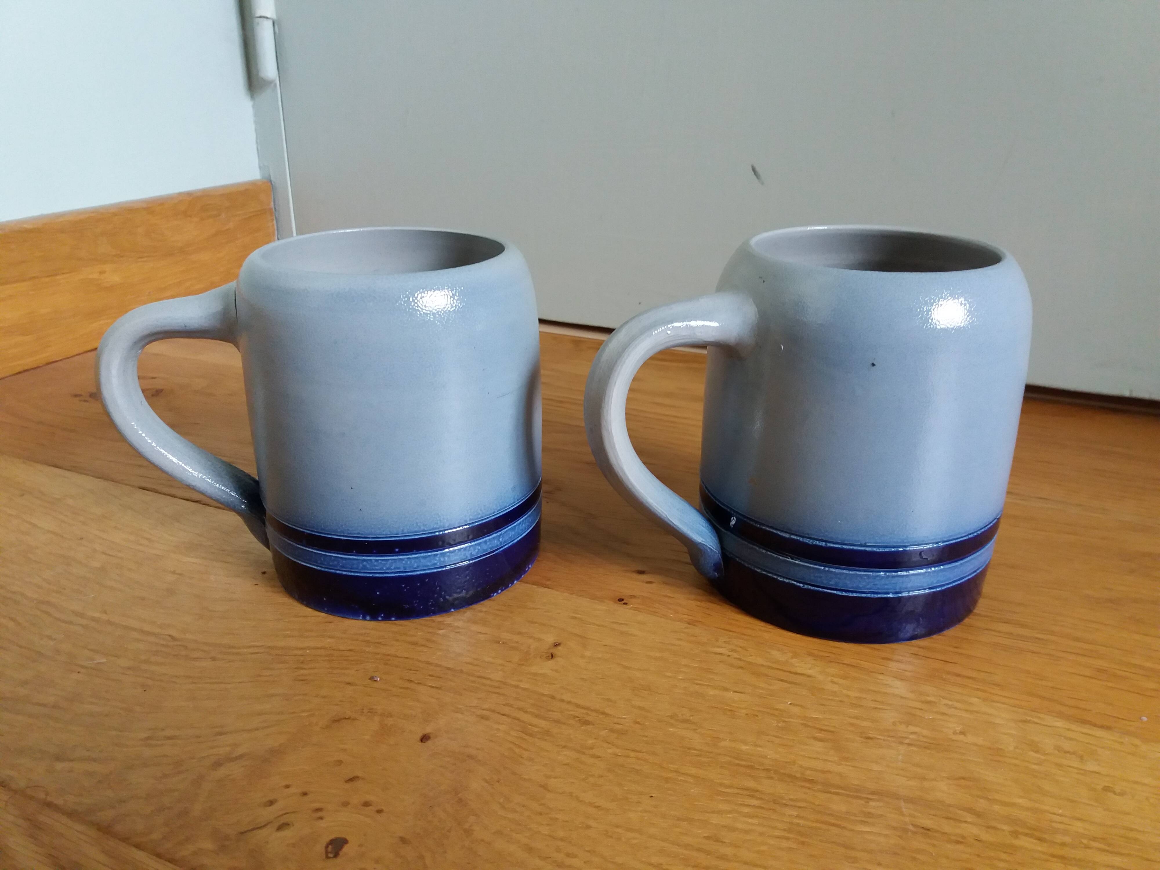 Mugs, tankards in Alsace sandstone