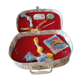 Suitcase sewing kit child, 1960