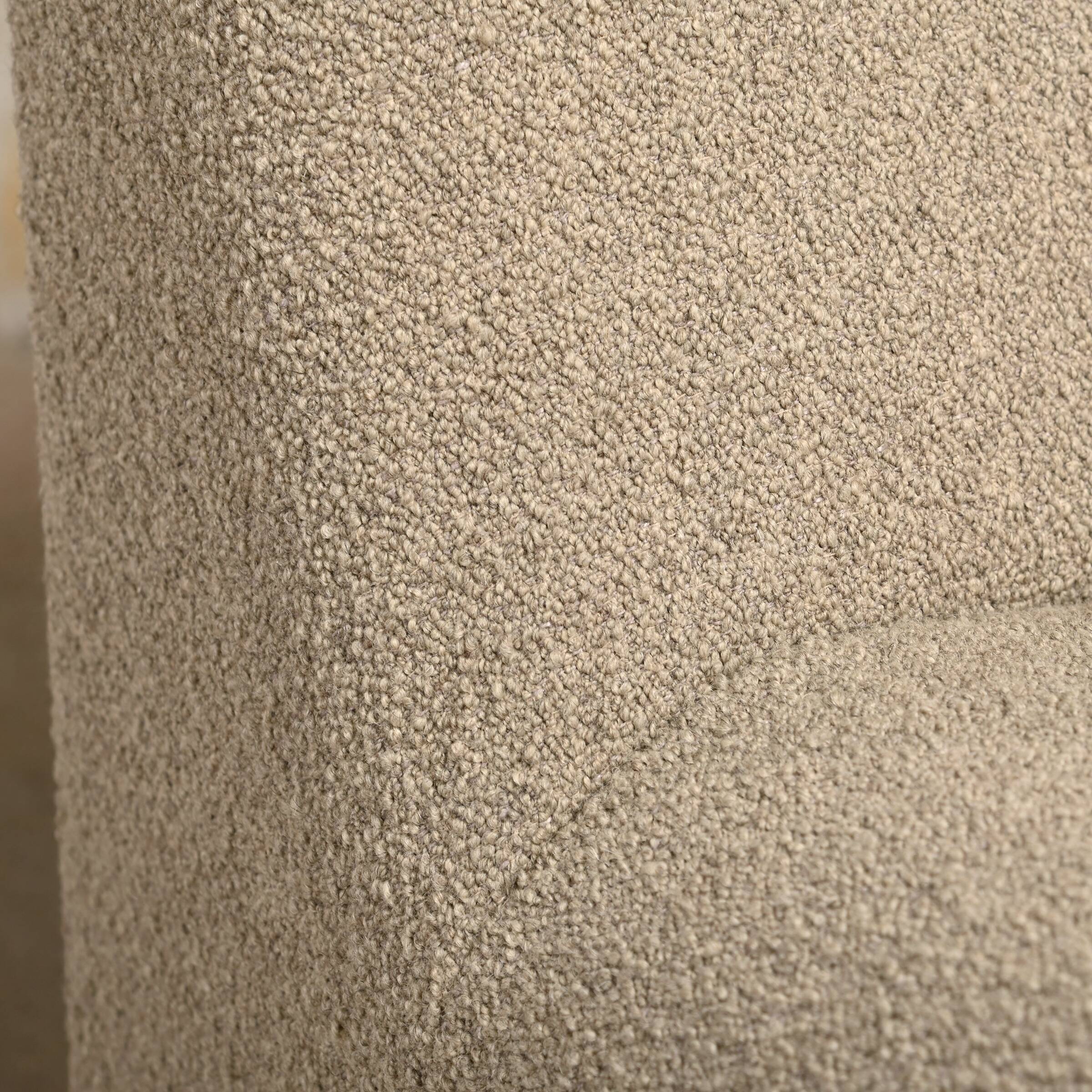 Giancarlo Piretti Alky Lounge Chairs in stone grey Bouclé Wool, Anonima Castelli