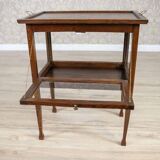 Early 20th Century Oak Tea Cabinet with Tray, 1950s