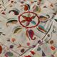 Multicoloured white kilim rug – 238 x 159 cm