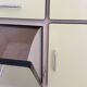 Formica kitchen buffet pale yellow