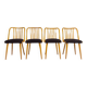 Dining chair set by Antonín Šuman, Czechoslovakia, 1970