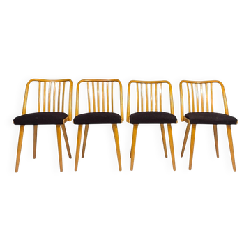 Dining chair set by Antonín Šuman, Czechoslovakia, 1970
