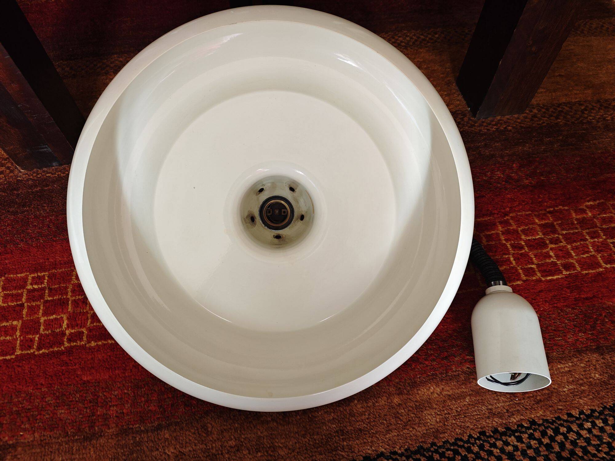 Space Age pendant lamp, Italian design - Enrico Furio Dominici - 1950s/1960s