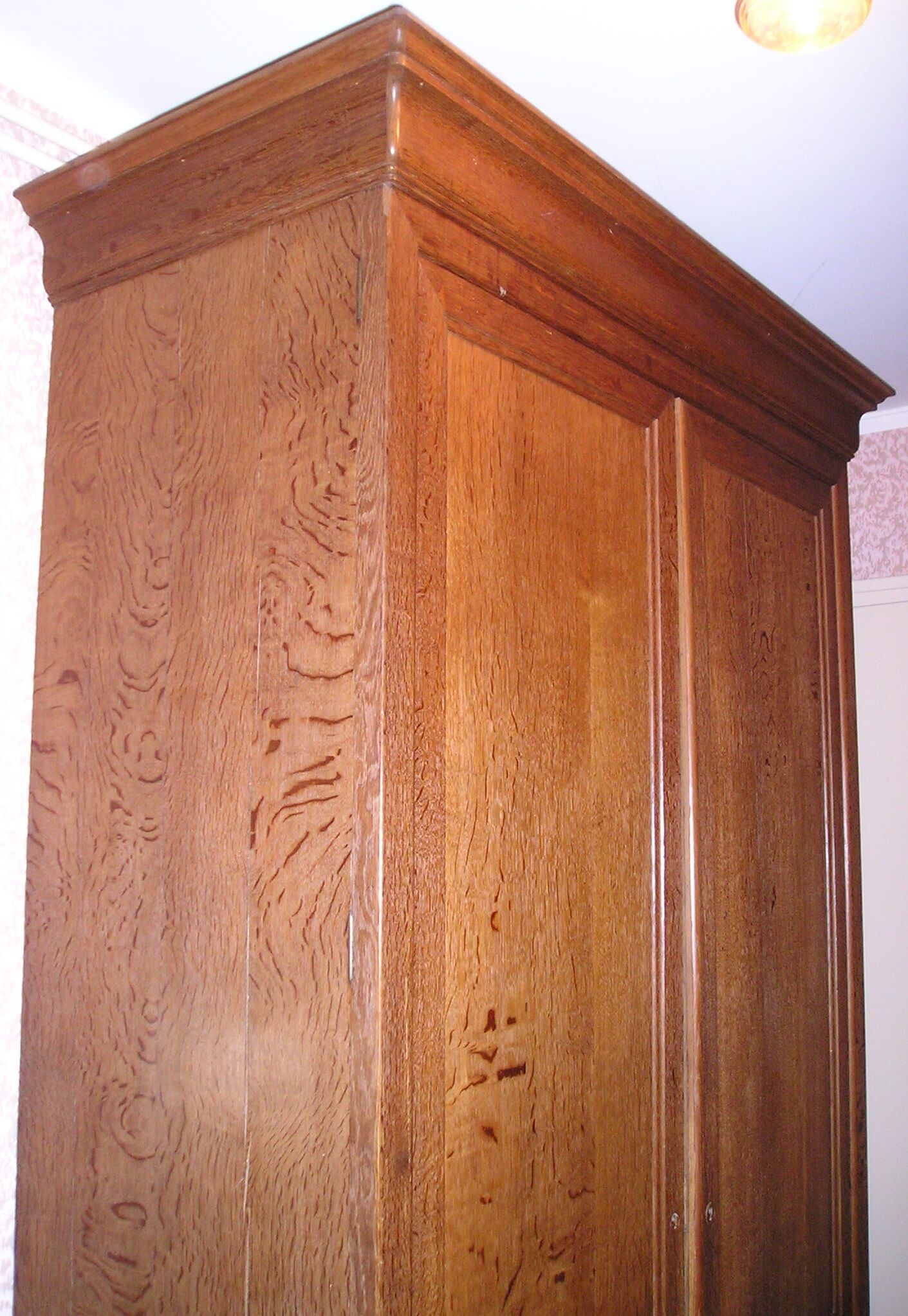 Louis Philippe sacristy cabinet in blond oak