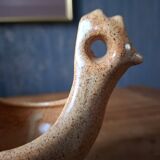 Zoomorphic ceramic candle holder 1950