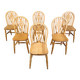 Set of 6 vintage Ercol dining chairs, 1950s
