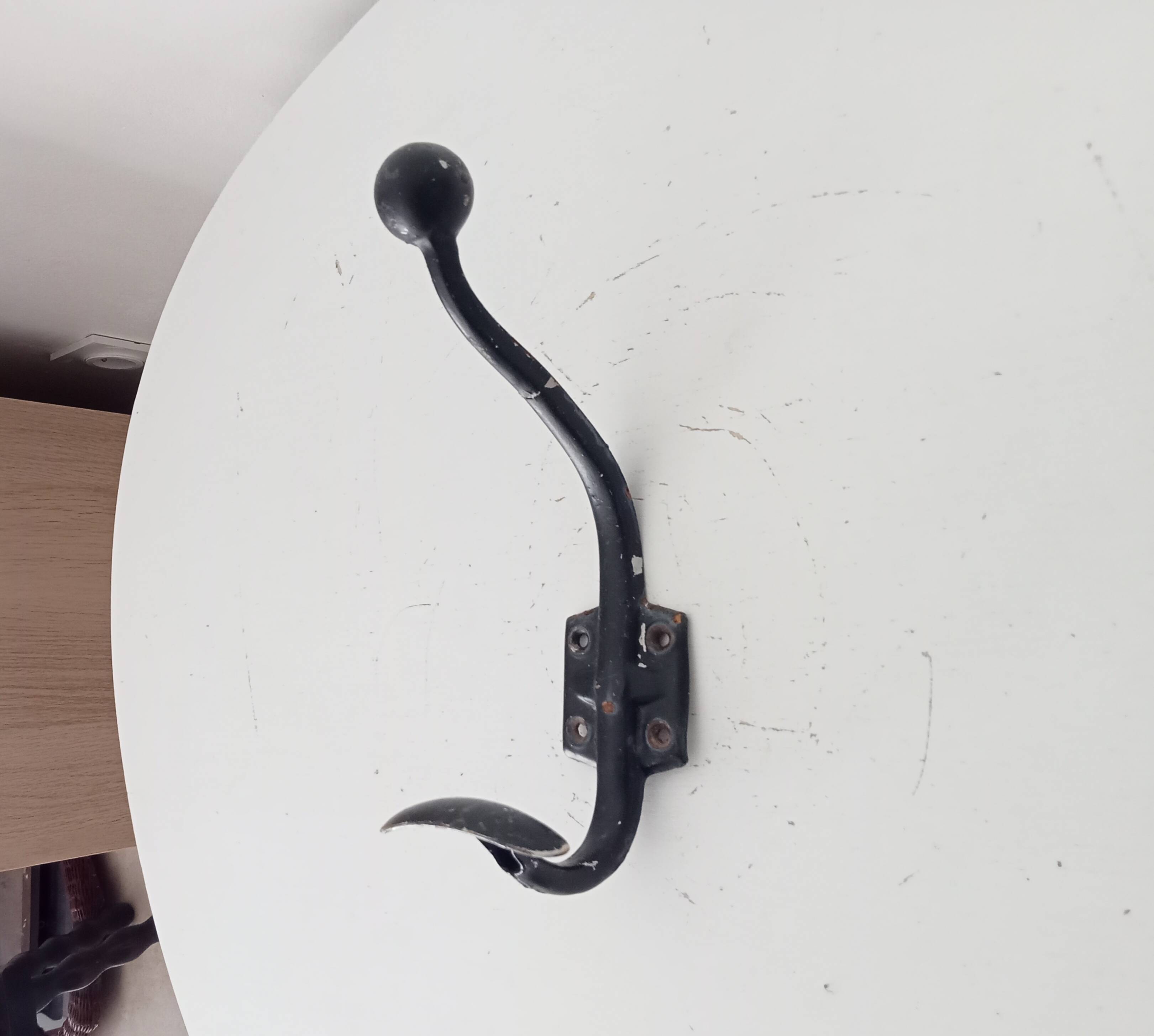 Pair of vintage coat hooks