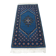 Vintage traditional Tunisian oriental rug in handmade blue wool.