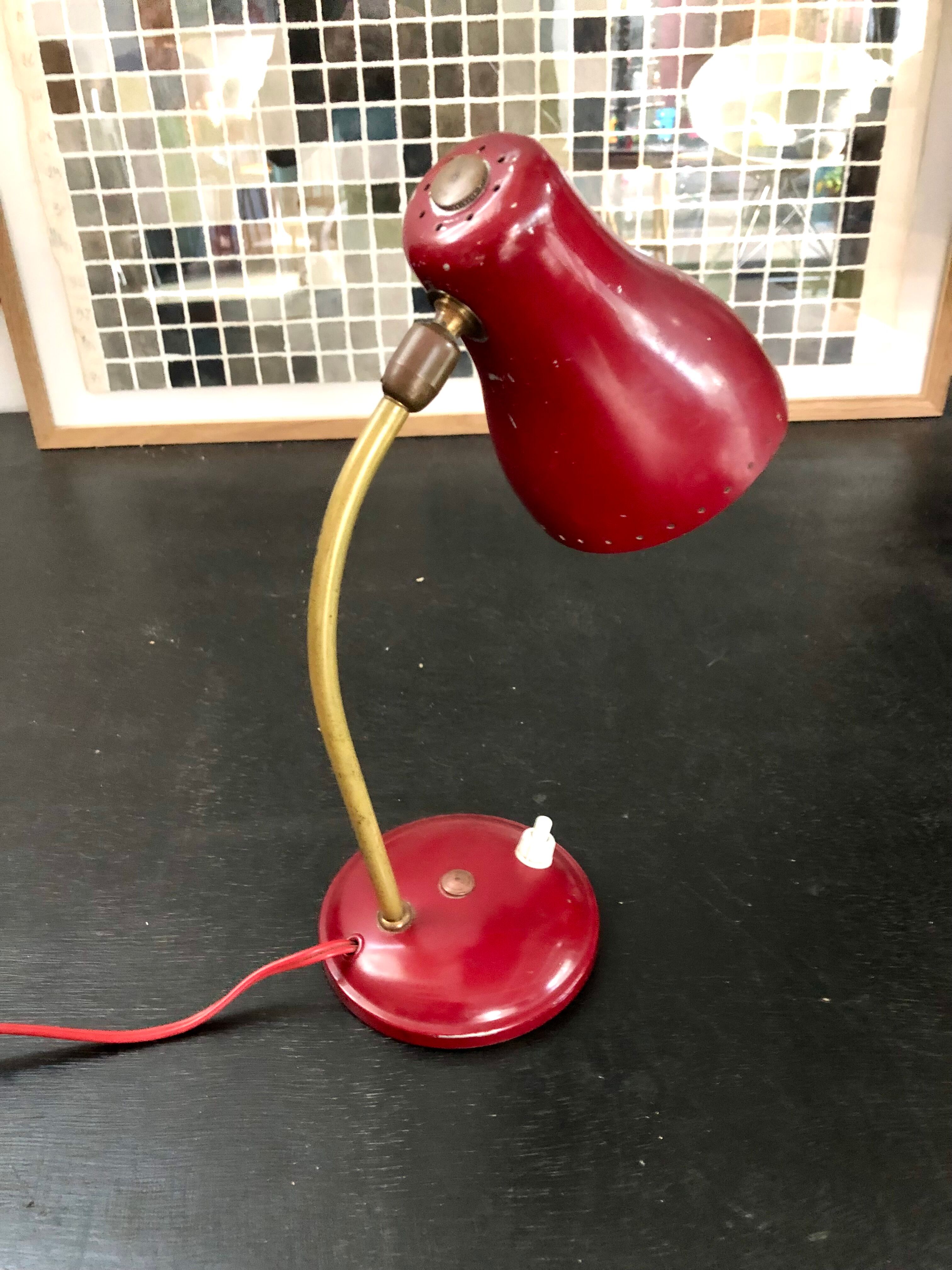 Lamp casserole burgundy