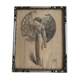 Fashion engraving 1910s- Berthe Bovy