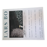 Original poster exhibition Lars Bo, 1968