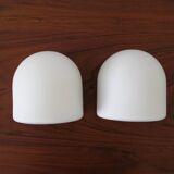 Opaline Wall Lamps by Staff Leuchten, Set of 2